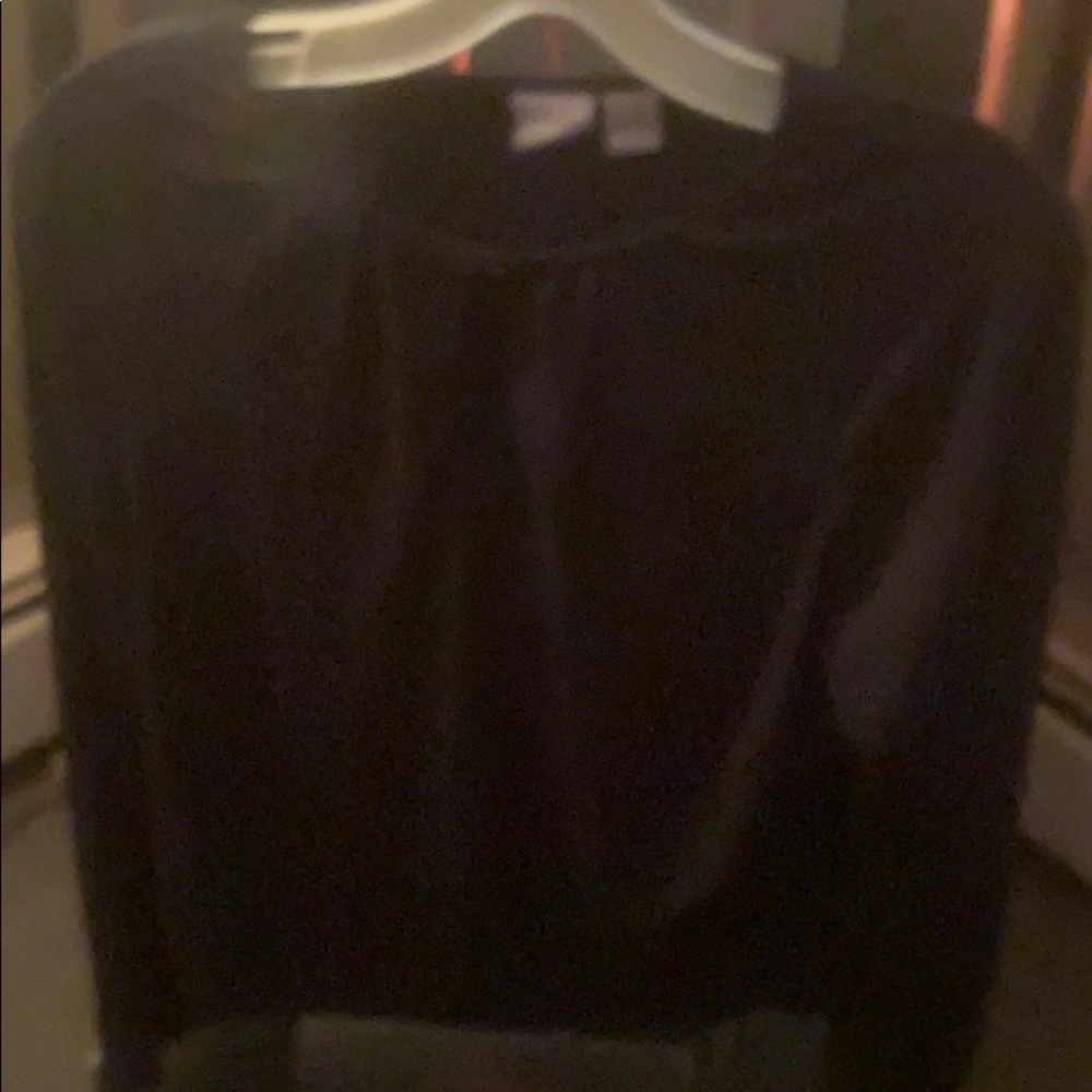 Women’s Old Navy Black Sheer Blouse Size XL